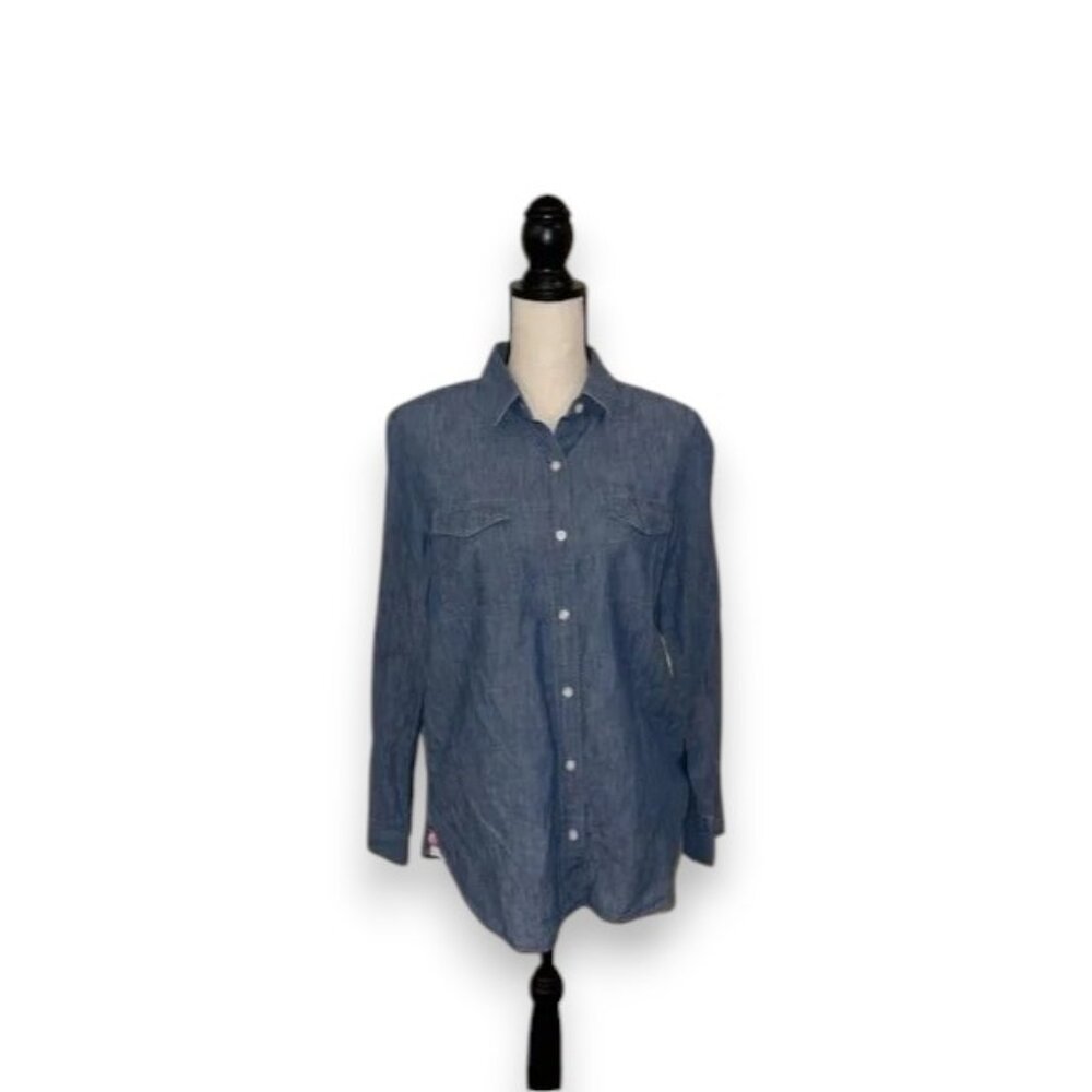 4/$13 Tommy Bahama Denim Blue Button Down Shirt